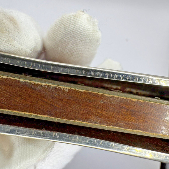 1940s M. Hohner Echo C Key Curved Harmonica Grand Prix Germany Original Box Read - Picture 12 of 16